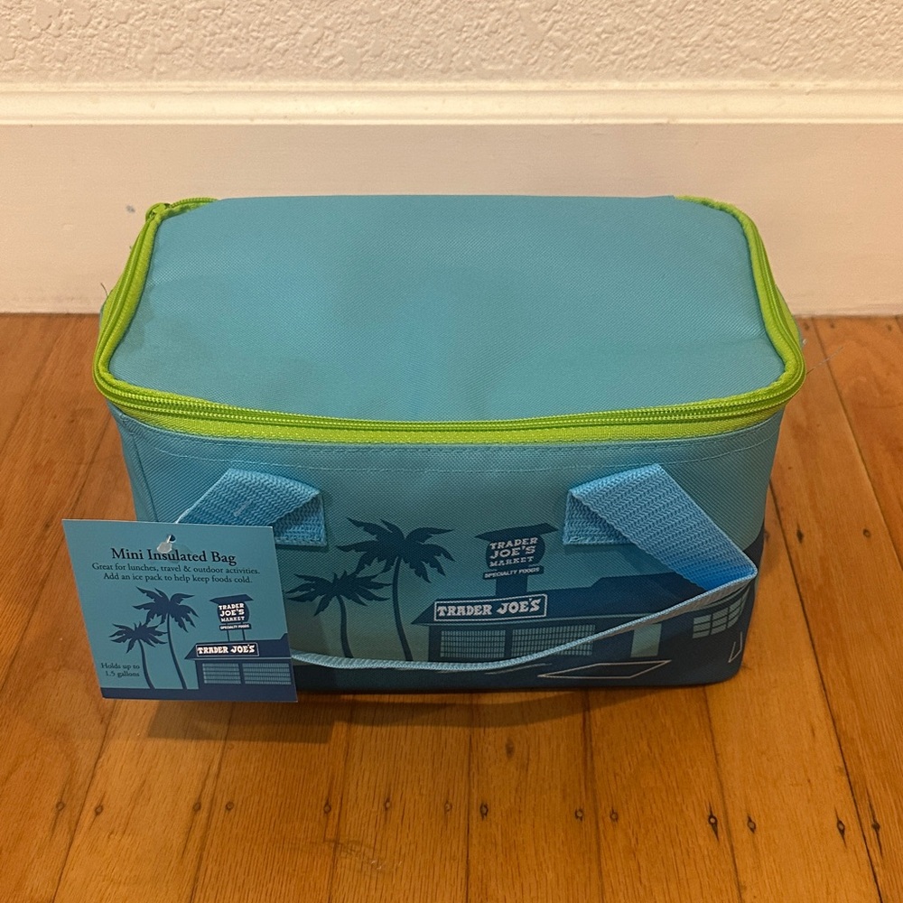 Trader Joe's Blue mini Insulated Bag
